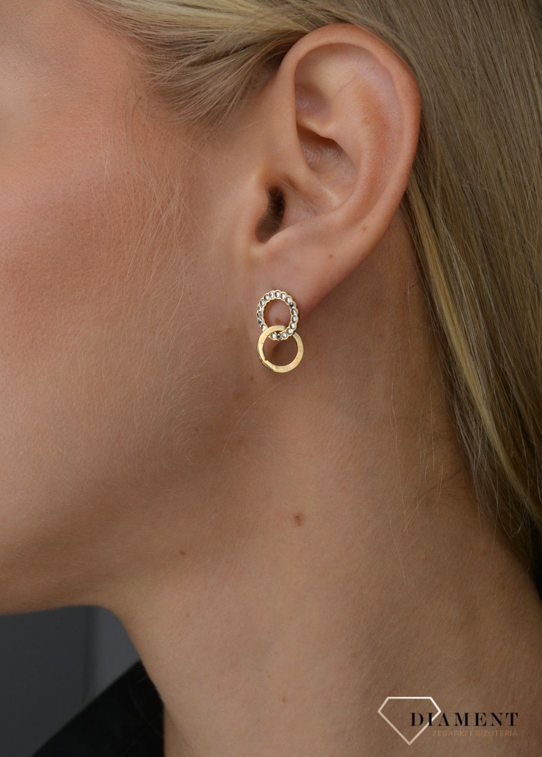 Kolczyki srebrne koła z cyrkonią Dall'Acqua KS3 RM OR14967 065.jpg